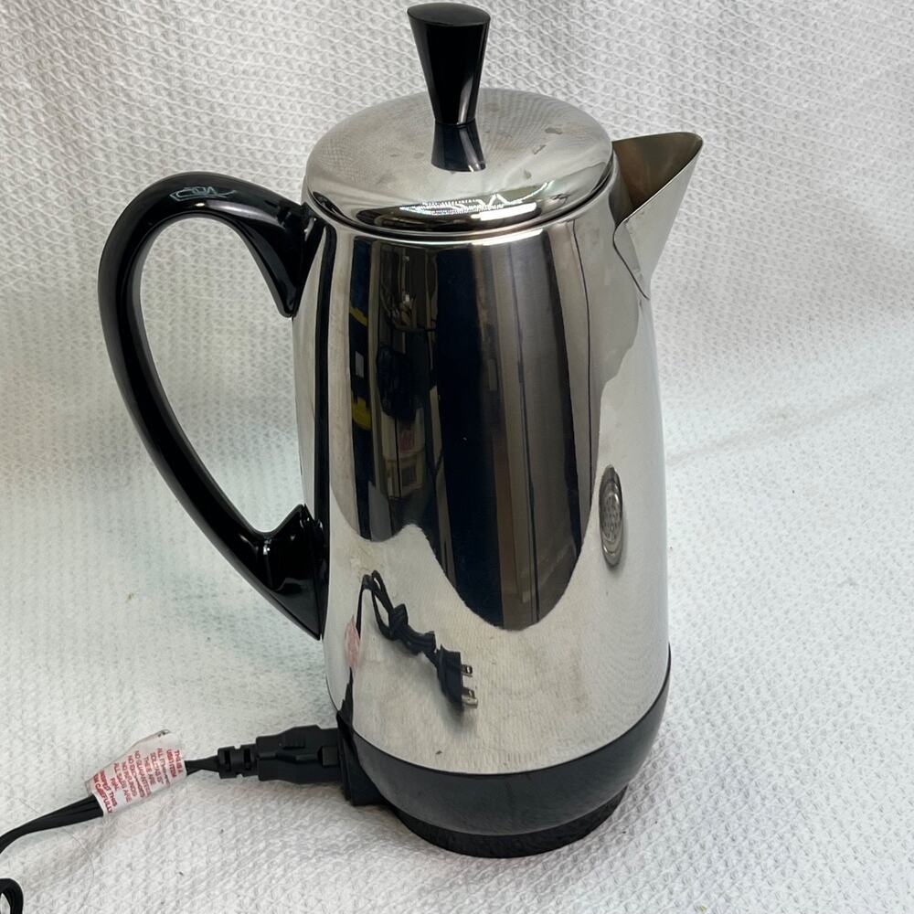 Farberware FCP412 Superfast 12 Cup Electric Percolator Stainless Complete